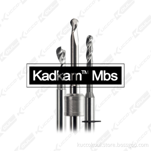 Kadkam Mbs dental milling burs for CAD/CAM milling disc zirconia blank milling cutters